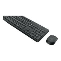 Logitech Keyboard and Mouse Set MK235 US Layout Grey 920-007931