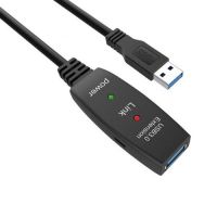 VCom USB 3.0 AM  AF Active Extension Cable 5M Black CU827A-5.0m