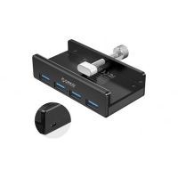 Orico USB 3.0 HUB Clip Type 4 port aux Micro-USB power input Black MH4PU-P-BK