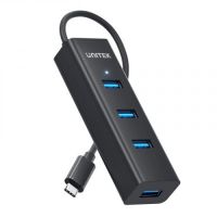 Unitek HUB USB-C 4 port 4 x USB3.0 Black Y-3089Z01