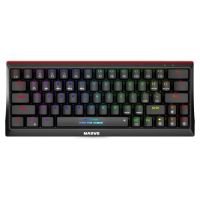 Marvo Wireless Gaming Mechanical keyboard Hecate 61WR Black KG962W-R Bluetooth 5.0 63 keys