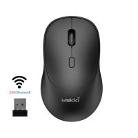 Makki Wireless Mouse MAKKI-MSX-2401 USB-C Silent 1600dpi 2.4G Bluetooth Rechargeable