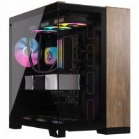 Corsair 6500X Tempered Glass Mid-Tower Black Walnut Wood CC-9011282-WW