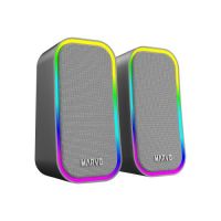 Marvo Gaming Speakers 2.0 6W Havoc 20 Grey MARVO-SG-285-GY
