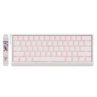 Madlions Professional Gaming Mechanical Keyboard MAD 60 PRO White 8K Gateron Jade Customized