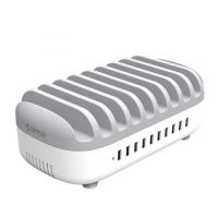 Orico Charger Station 220V 10 x USB 120W white DUK-10P-EU-WH