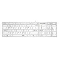 Genius Slim Keyboard SlimStar 126 White Copilot Low profile Chocolate