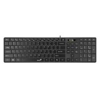 Genius Slim Keyboard SlimStar 126 Black Copilot Low profile Chocolate