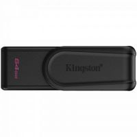 Kingston 64GB Portable USB 3.2 Gen 1 DataTraveler Exodia S Black Black DTXS/64GB