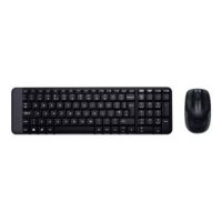Logitech Keyboard and Mouse Set MK220 US Layout Black