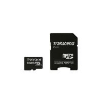 Transcend 64GB microSDXC UHSI Class 10 adapter
