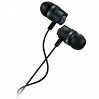 CANYON Stereo earphones with microphone 1.2M dark gray