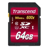 Transcend 64GB SDXC Class10 UHS-I Card 600x TS64GSDXC10U1
