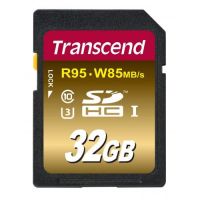 Transcend 32GB SDHC UHS-I U3X TS32GSDU3X