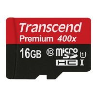 Transcend 16GB microSDXC/SDHC Class 10 UHS-I 400x TS16GUSDCU1