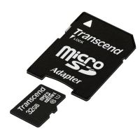 Transcend 32GB MicroSDHC Class10 U1 adapter TS32GUSDU1
