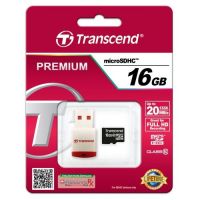Transcend 16GB microSDHC10 reader Class 10 TS16GUSDHC10-P3