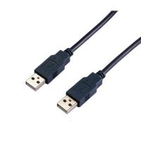 VCom USB 2.0 AM / AM Black CU203-B-2m