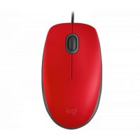 LOGITECH M110 MOUSE SILENT RED