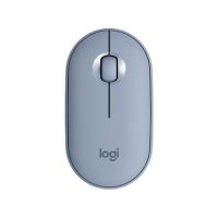 Logitech Pebble M350 Wireless Mouse Blue Grey EMEA 910-005719