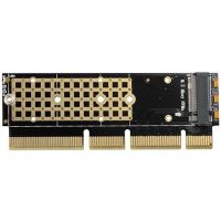 AXAGON PCEM2-1U PCI-E 3.0 16x M.2 SSD NVMe up to 80mm SSD low profile 1U