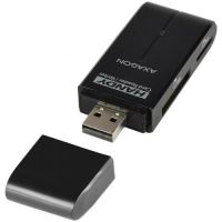 AXAGON CRE-D4B External HANDY Card Reader 4-slot SD MicroSD MS M2 Black