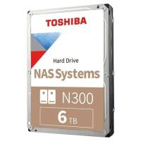 Toshiba N300 NAS High-Reliability Hard Drive 6TB HDWG160UZSVA