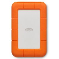 Lacie 2TB Rugged USB-C Silver Orange STFR2000800