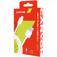 CANYON Type C USB Standard cable 1M White CNE-USBC1W