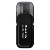 Adata 64GB UV240 USB 2.0-Flash Drive AUV240-64G-RBK