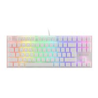 Genesis Gaming Keyboard Thor 303 TKL White RGB Backlight US Layout Brown NKG-1862
