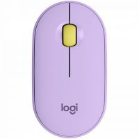 Logitech Pebble M350 Wireless Mouse LAVENDER LEMONADE 910-006752