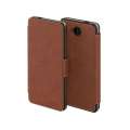 MS LUMIA 650 FLIP COVER BROWN