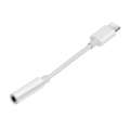 Makki Adapter Type-C M to 3.5mm audio jack 4P F White - MAKKI-CBL-C-AUDIO-WH