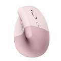 Logitech Lift Vertical Ergonomic Mouse ROSE DARK ROSE 910-006478