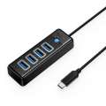 Orico HUB USB3.1 Type-C 4 port 4 x USB3.0 Black PW4U-C3-015-BK