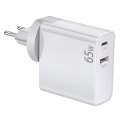 Makki Charger Wall GaN USB Type-C A 65W White MAKKI-GN65W1A1C
