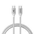 Orico Cable USB C-to-C PD 100W Charging 1.0m White CDX-100CC-WH