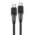 Acefast USB-C to USB-C Cable 60W Silicone braid 1.2m C10-03 Black