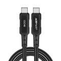 Acefast USB-C to USB-C Cable 100W 2m Aluminum alloy C4-03 Black