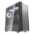 Darkflash Case ATX DK353 Black 4 fans included