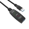 VCom USB 3.0 AM  AF Active Extension Cable 5M Black CU827A-5.0m