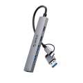 Orico HUB USB-C 5 port USB3.0 x 1 USB2.0 x 2 USB-C x 2 Aluminium YSA4-U2-GY