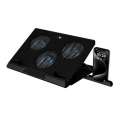 Gamdias Gaming Notebook Cooler 19 AETHER E1 USB Hub Phone Stand