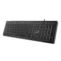 Genius Keyboard SlimStar 820 Black AI Illuminated Slim BG USB