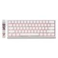 Madlions Professional Gaming Mechanical Keyboard MAD 60 HE Flagship 8K Magnetic Amber Pro Switches White