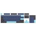 Marvo Custom Keycap Set PBT 104 keys Dark Blue Black Cyan MARVO-KP-01-BL