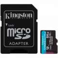 KINGSTON 64GB microSDXC Canvas Go Plus Gen4 200MB s A2 U3 V30 Card + Adapter SDCG4/64GB