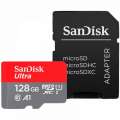 SanDisk Ultra microSDXC 128GB + SD Adapter 140MB s A1 Class 10 UHS-I SDSQUAB-128G-GN6MA