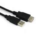 VCom USB 2.0 AM to AF Black CU202-B-1.8m